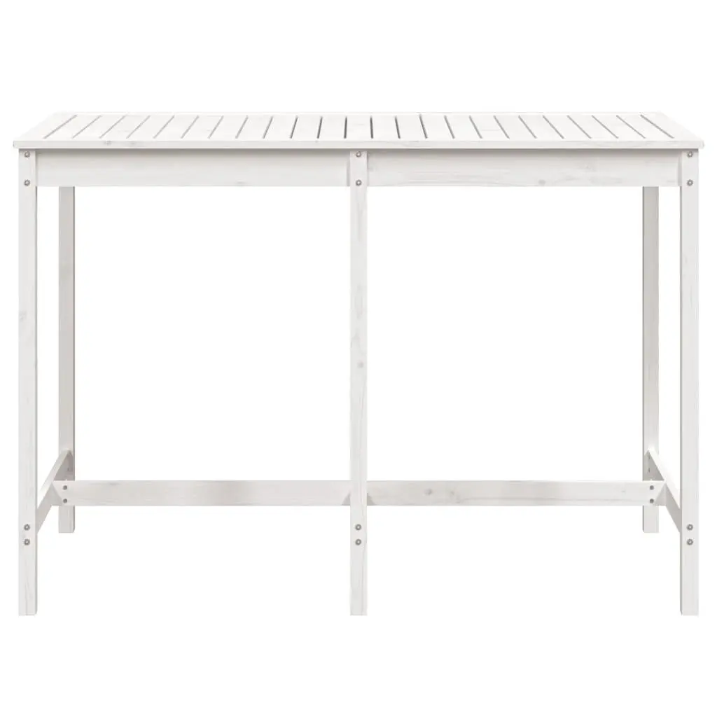 Outdoor Solid Pine Wood Garden Table for Patios
