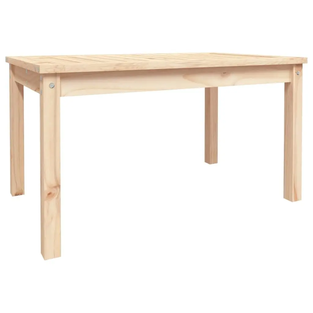 Garden Dining Table 82.5x50.5x45 cm Solid Pine Wood Outdoor Patio Furniture