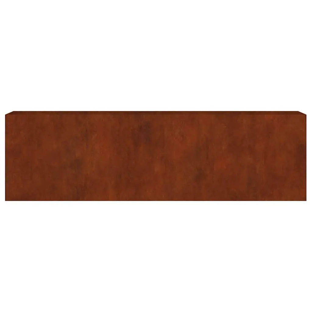 Garden Raised Bed Planter Corten Steel 280x40x80 cm Brown