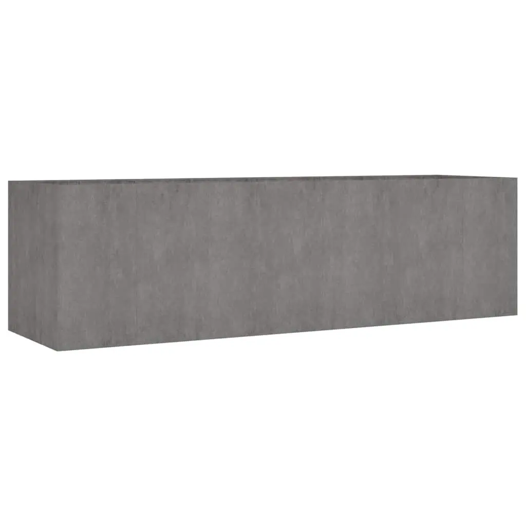 Raised Garden Bed Planter Corten Steel 280x80x80 cm Brown Outdoor