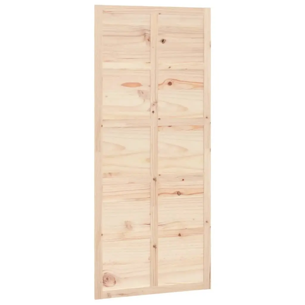 Solid Pine Wood Barn Door 90x1.8x214 cm for Interior Use