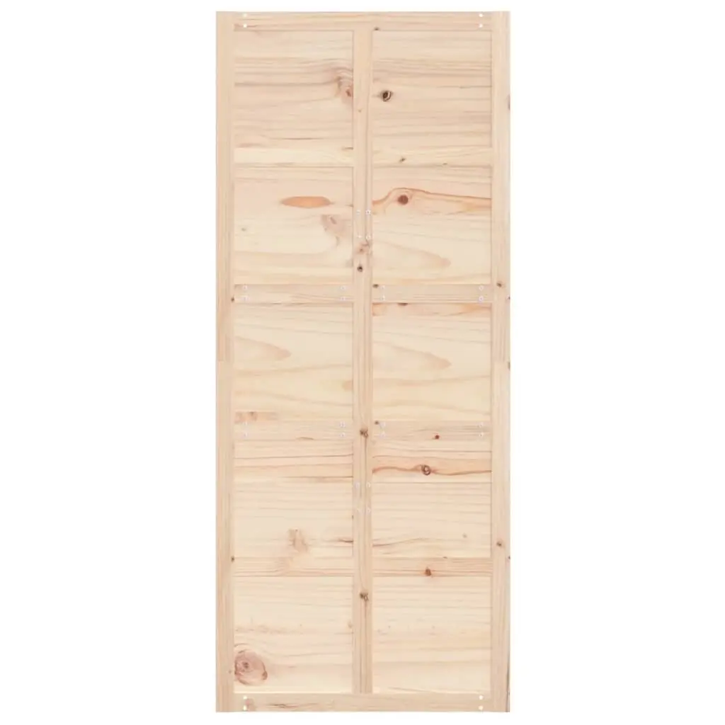 Solid Pine Wood Barn Door 90x1.8x214 cm for Interior Use