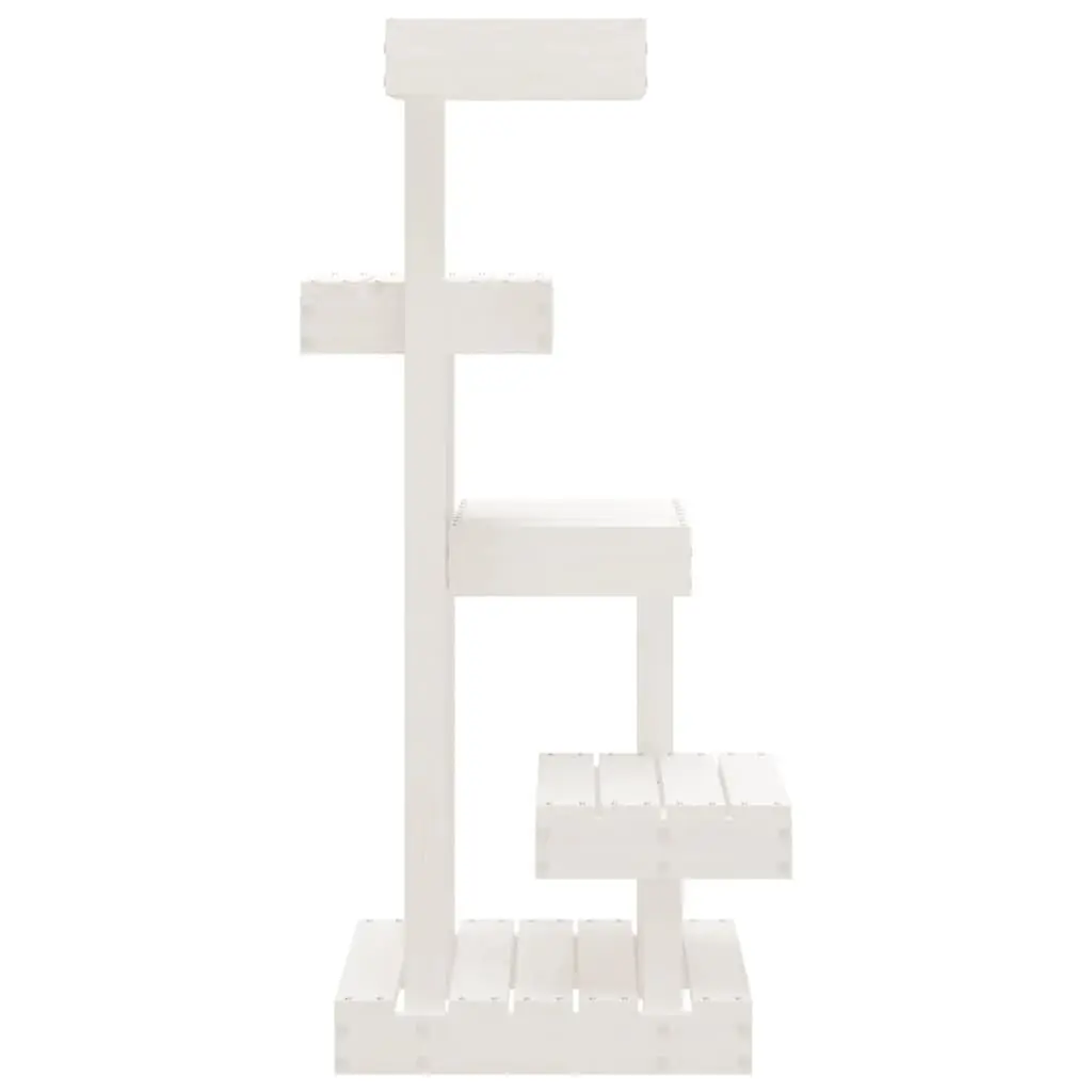 Multi-Level Cat Tree in White with Durable Build