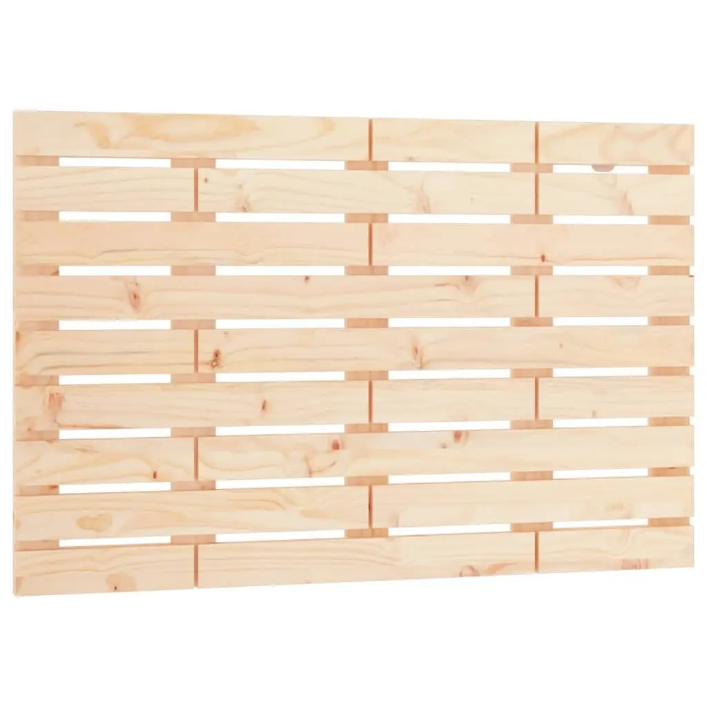 Wall Headboard 96 cm Solid Pine Wood Brown