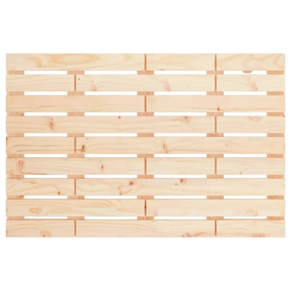 Wall Headboard 96 cm Solid Pine Wood Brown