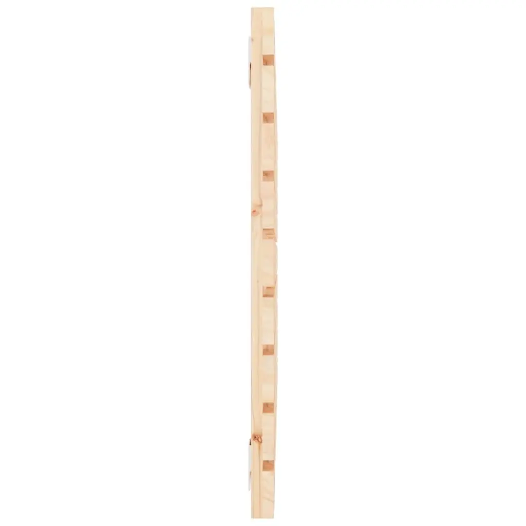 Wall Headboard 96 cm Solid Pine Wood Brown