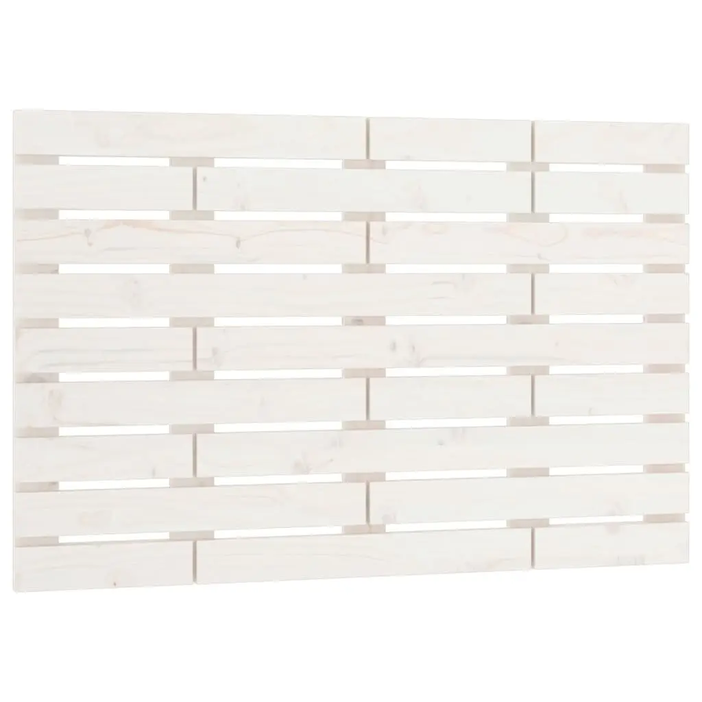 Wall Headboard in 96cm White Solid Pine Wood