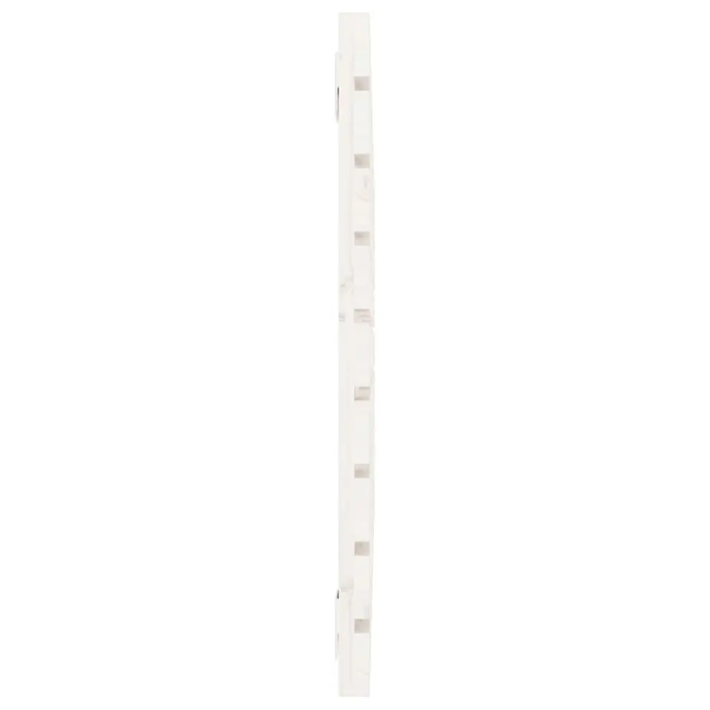 Wall Headboard in 96cm White Solid Pine Wood