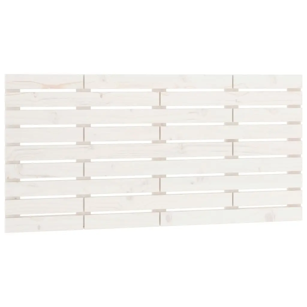 White Wall Headboard 156cm Solid Pine Wood