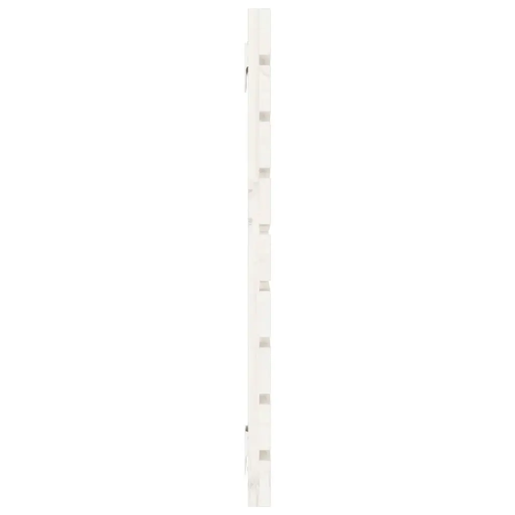 White Wall Headboard 156cm Solid Pine Wood