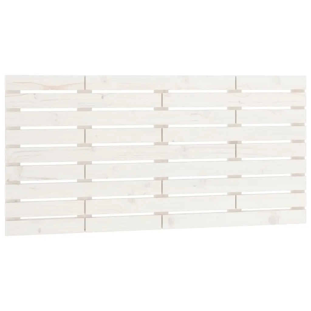 Wall-Mounted Headboard 141cm Solid Pine Wood