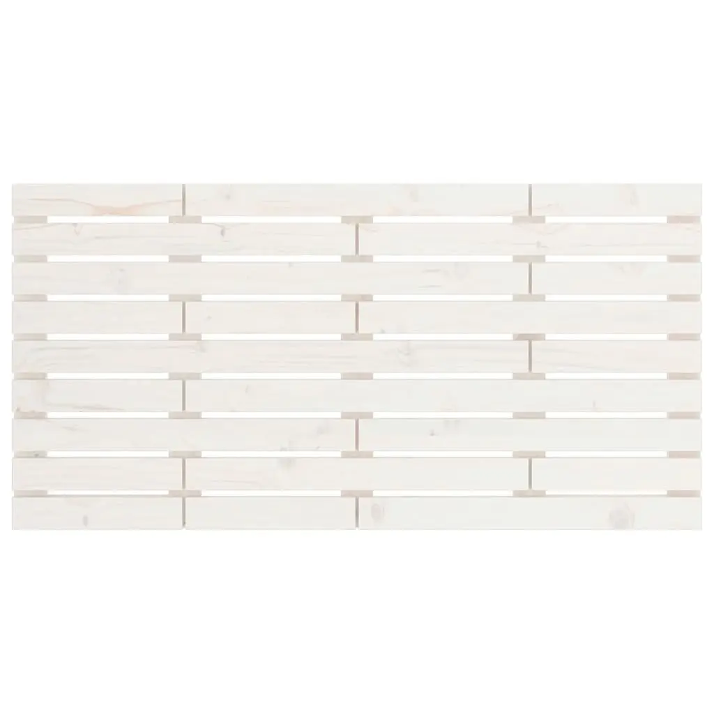 Wall-Mounted Headboard 141cm Solid Pine Wood