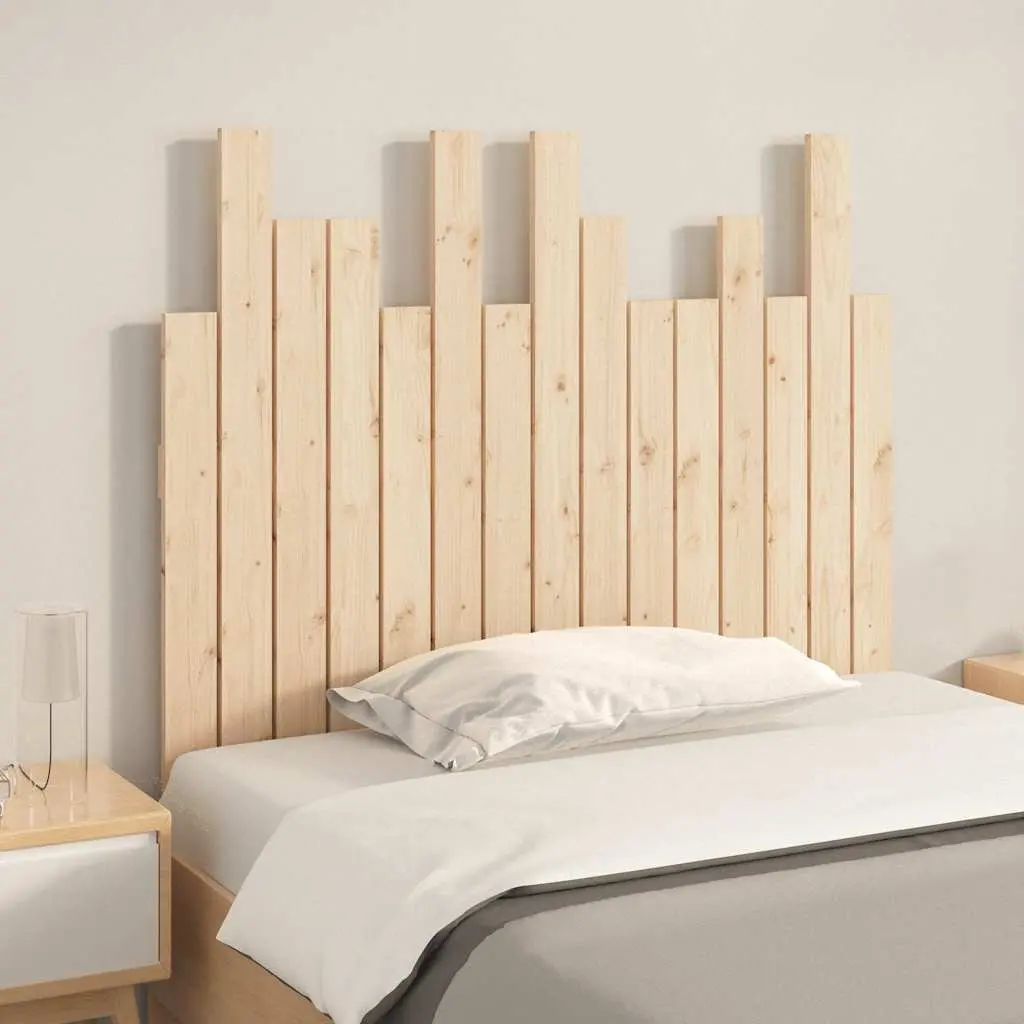 Solid Pine Wood Wall Headboard 95.5cm for Bedroom