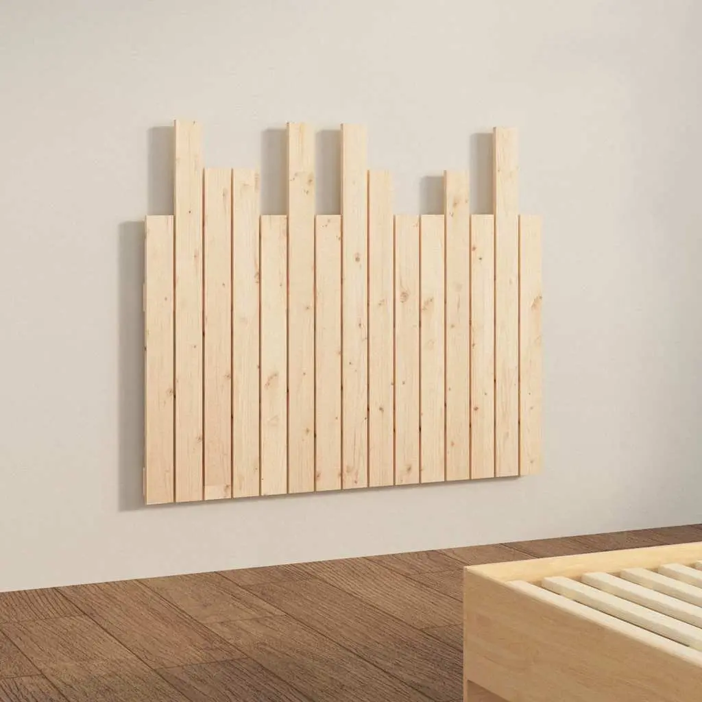 Solid Pine Wood Wall Headboard 95.5cm for Bedroom