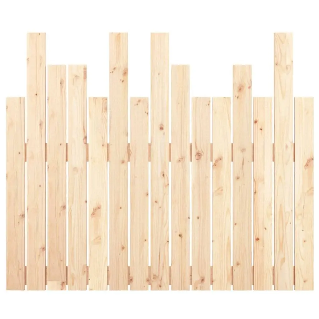 Solid Pine Wood Wall Headboard 95.5cm for Bedroom