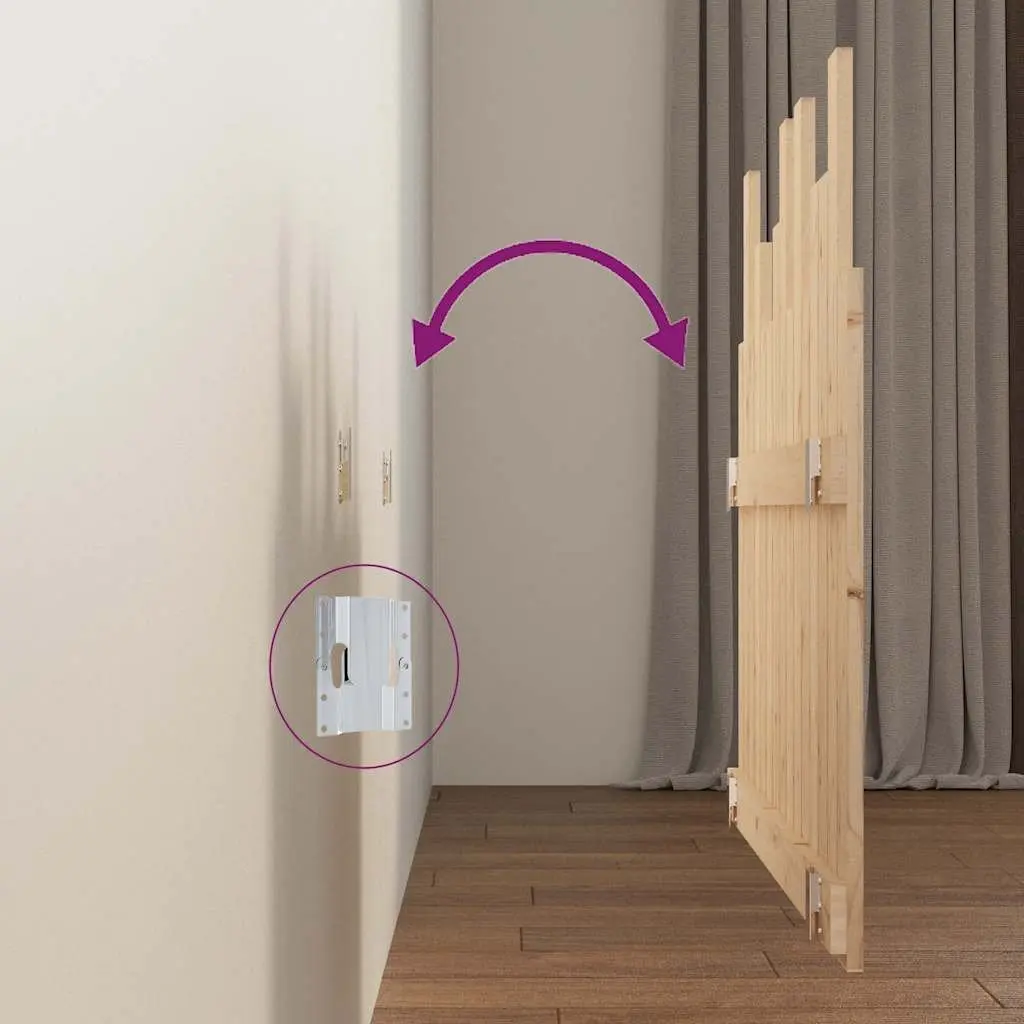 Solid Pine Wood Wall Headboard 95.5cm for Bedroom