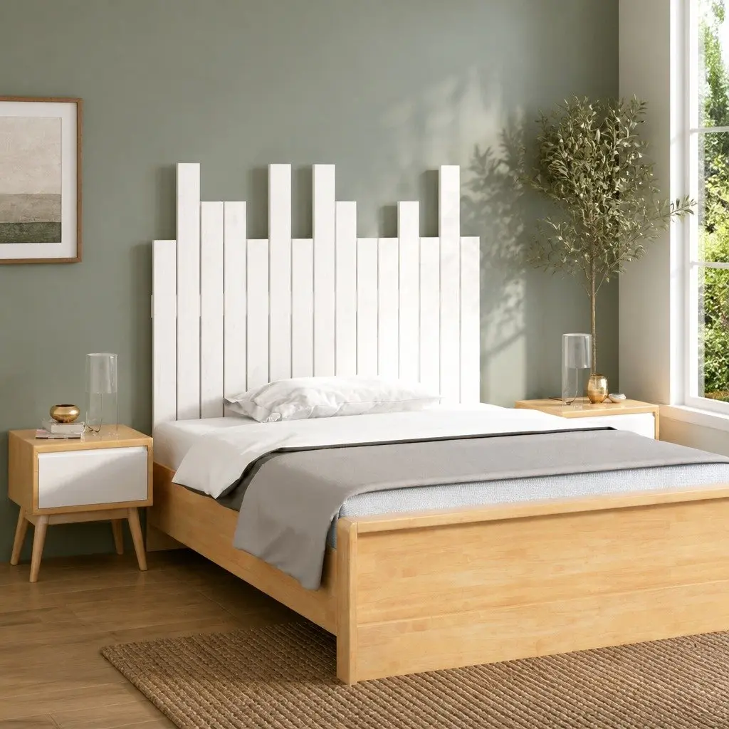 White Pine Wall Mounted Headboard 95.5cm
