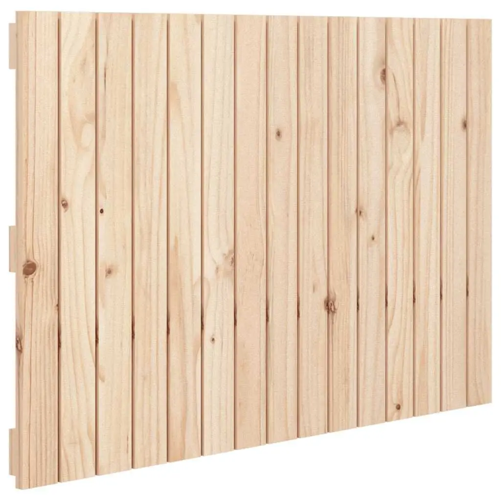 Solid Pine Wood Wall Headboard 95.5 cm for Bedrooms