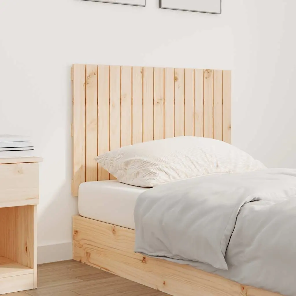 Solid Pine Wood Wall Headboard 95.5 cm for Bedrooms