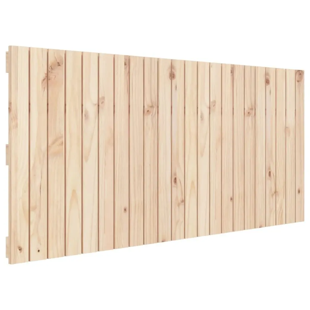 Solid Pine Wall Headboard 140 cm for Bedrooms