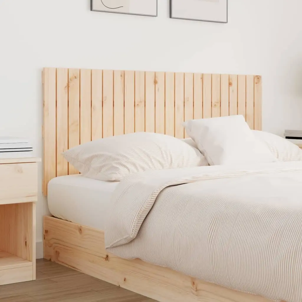 Solid Pine Wall Headboard 140 cm for Bedrooms