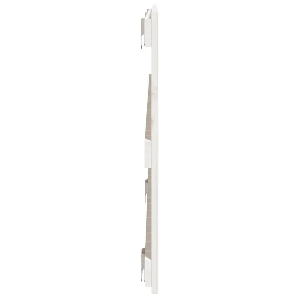Wall Headboard Solid Wood Pine 140cm White