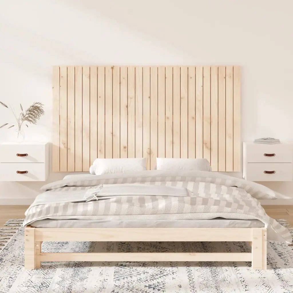 Solid Pine Wall Mounted Headboard 159.5cm for Comfort