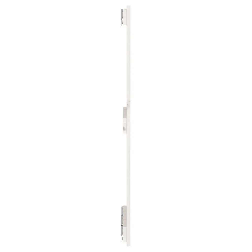 White Wall Headboard 140cm Solid Pine