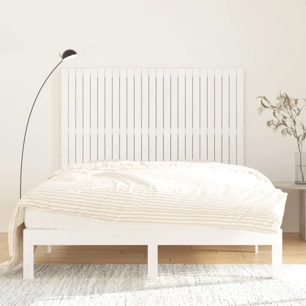 Wall-Mounted Headboard 159.5cm White Pine