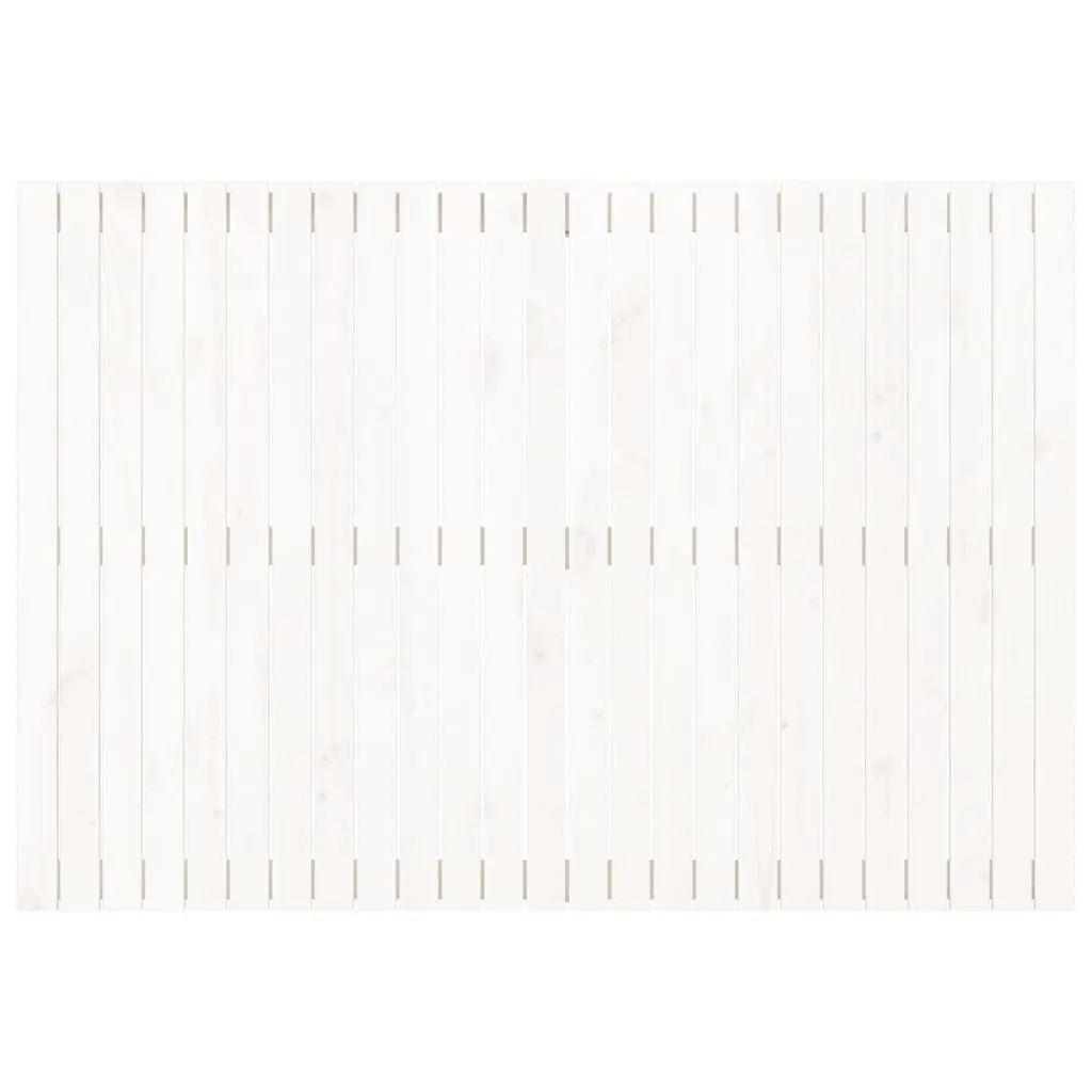 Wall-Mounted Headboard 159.5cm White Pine