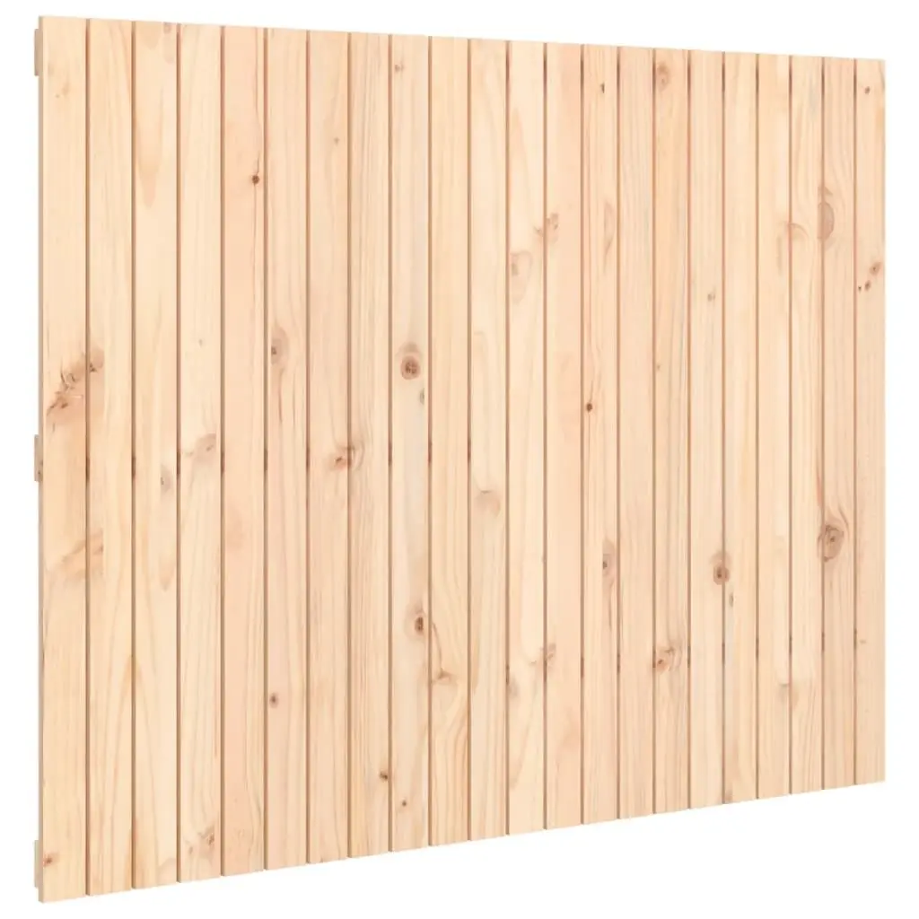 Solid Pine Wood Wall Headboard 140 cm