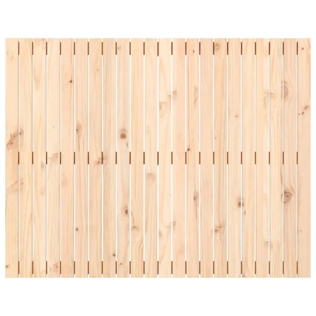 Solid Pine Wood Wall Headboard 140 cm