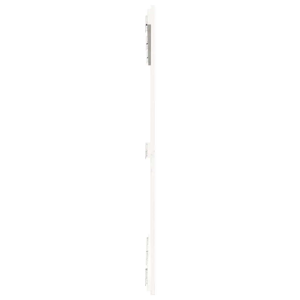 White Wall Headboard 140cm Solid Pine Wood