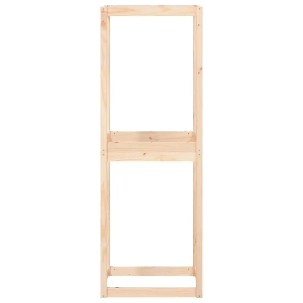 Solid Pine Wood Tire Rack for Storage