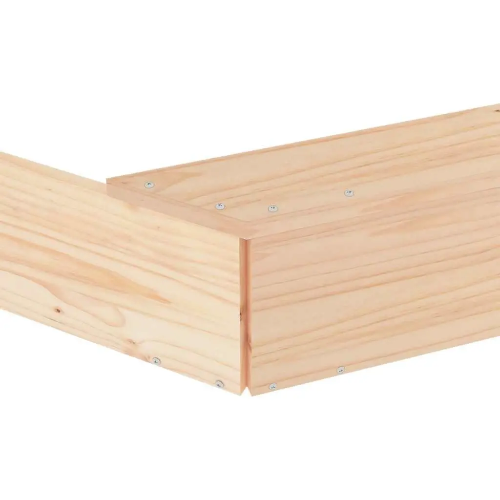 Octagon Wooden Sandbox with Integrated Seating