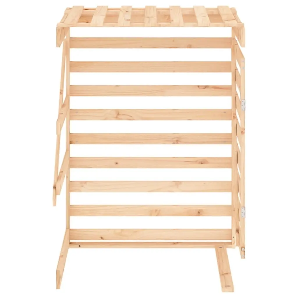 Solid Pine Wood Wheelie Bin Storage Extension for Outdoor Waste