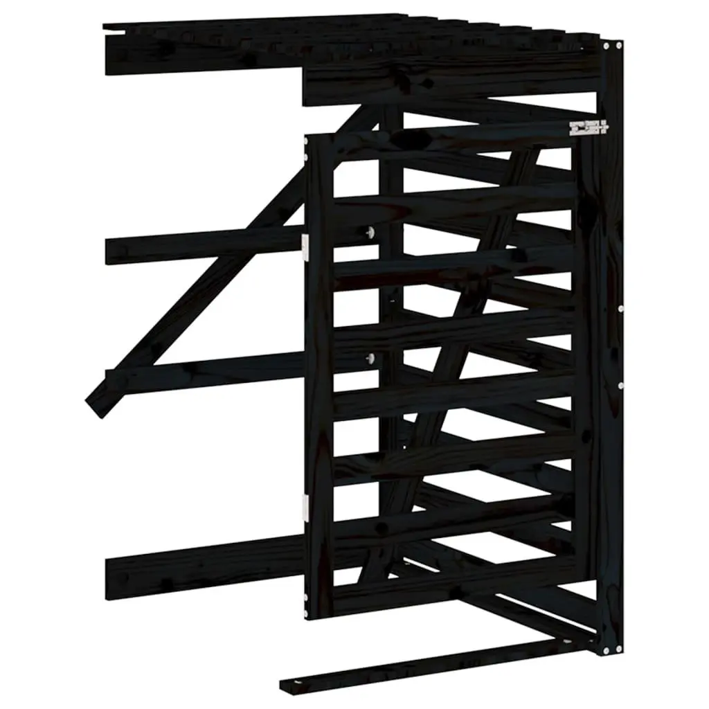 Solid Pine Wood Wheelie Bin Storage Extension
