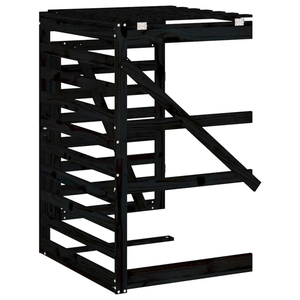 Solid Pine Wood Wheelie Bin Storage Extension