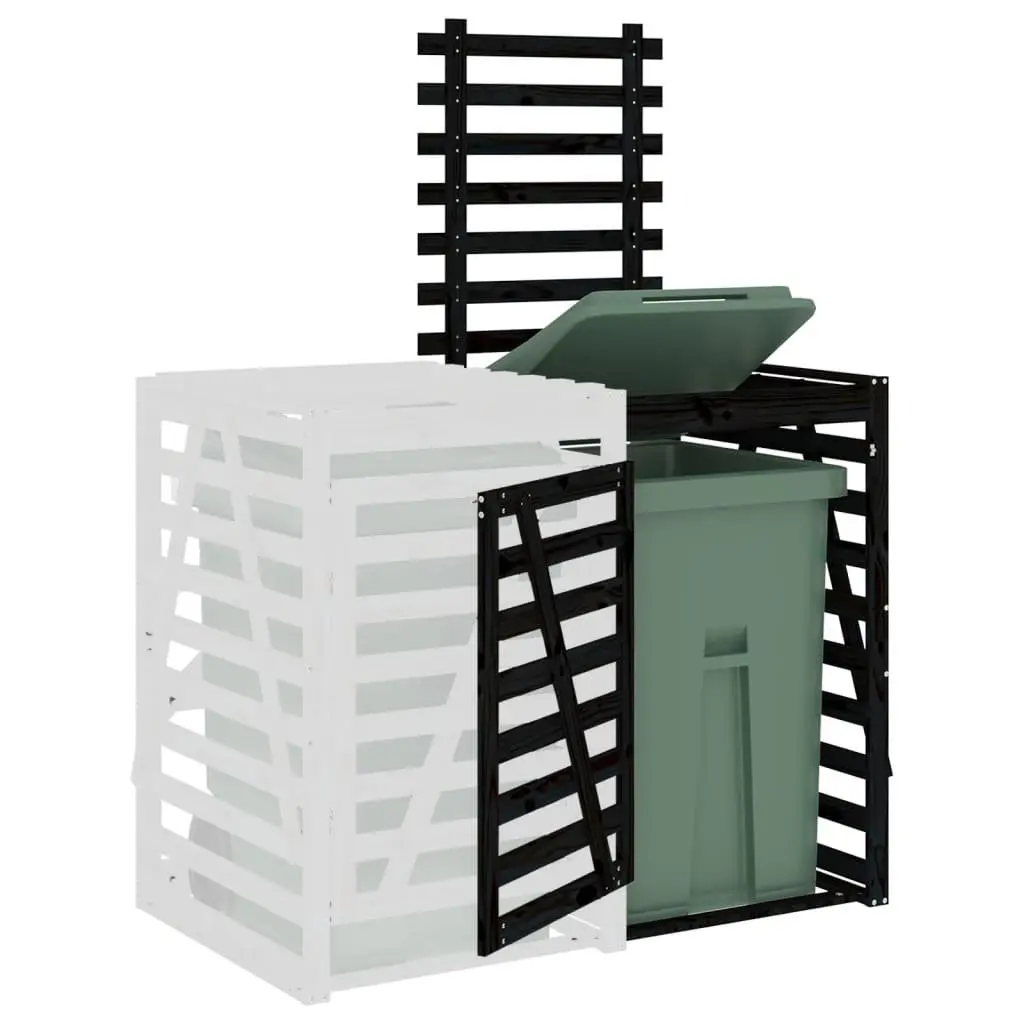 Solid Pine Wood Wheelie Bin Storage Extension