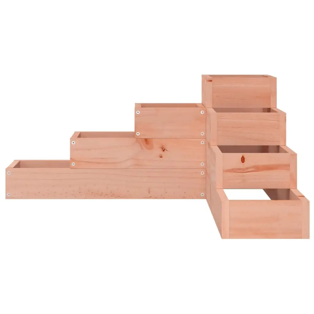 4-Tier Wooden Corner Garden Planter Box