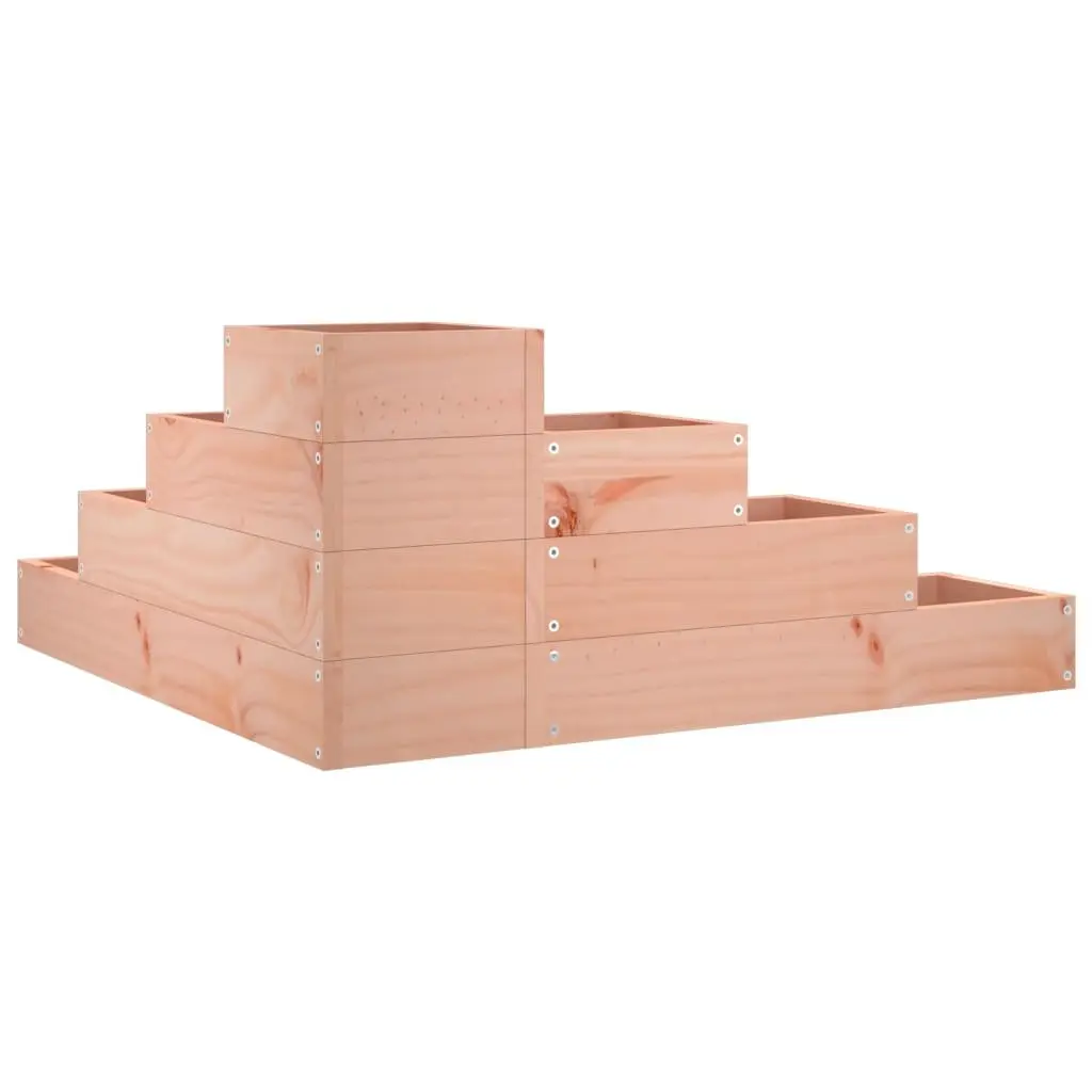 4-Tier Wooden Corner Garden Planter Box