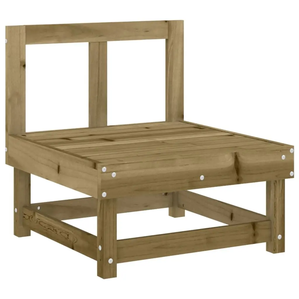 3-Piece Wooden Modular Garden Lounge Set