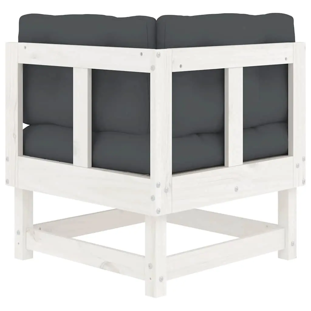 White Pine Corner Sofa Units for Outdoors