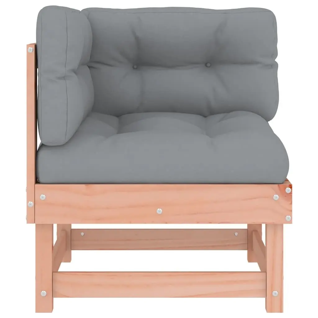 Solid Wood Garden Sectional Seating with Cushions