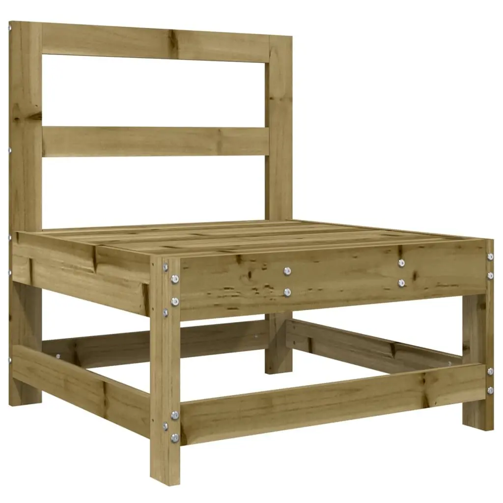 3 Piece Wooden Outdoor Sectional Sofa Set