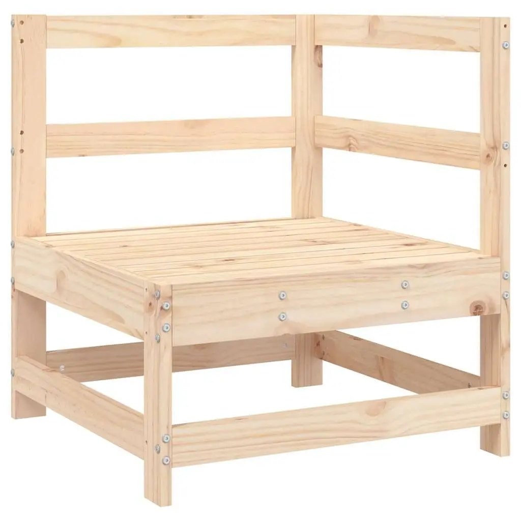 Solid Wood Pine Corner Sofa for Outdoor Spaces