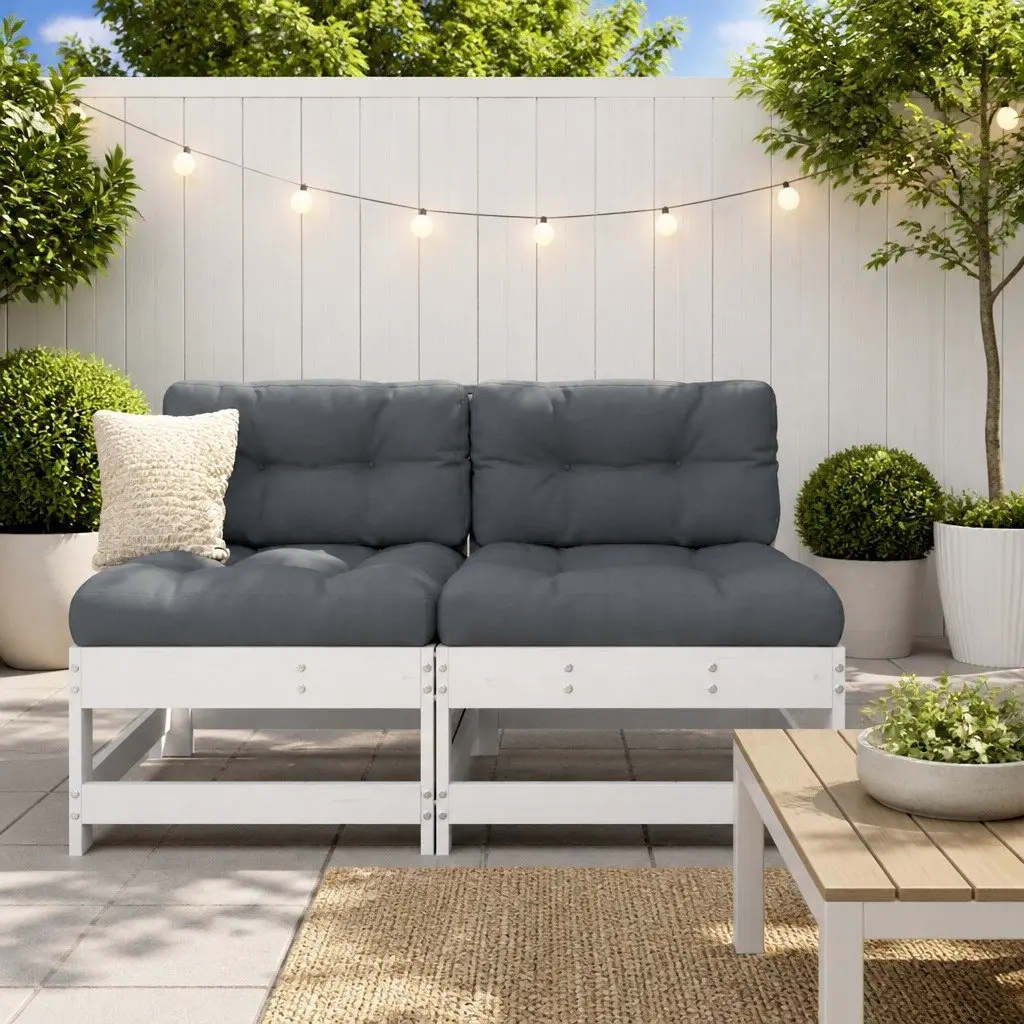 Middle Outdoor Sectional Sofa with Cushions