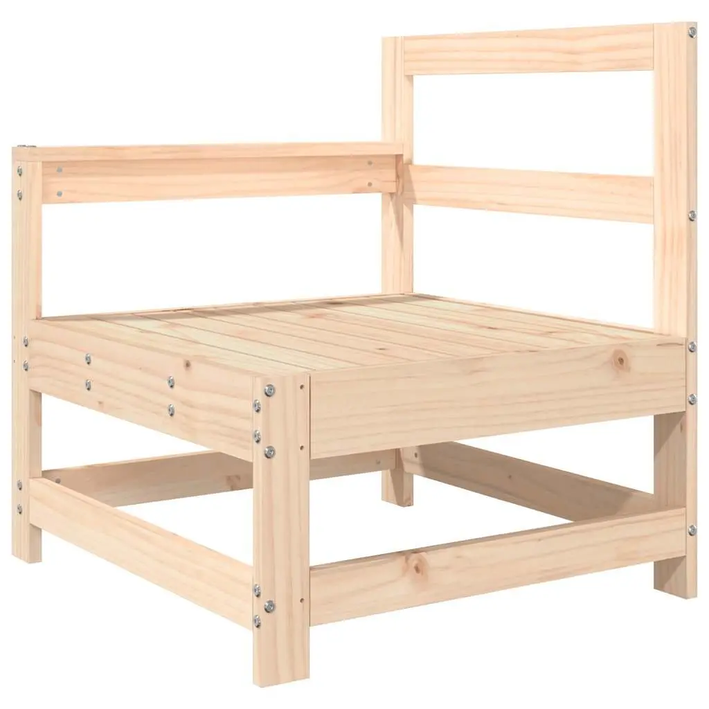 Solid Pine Wood Garden Chair with Cushions for Comfort