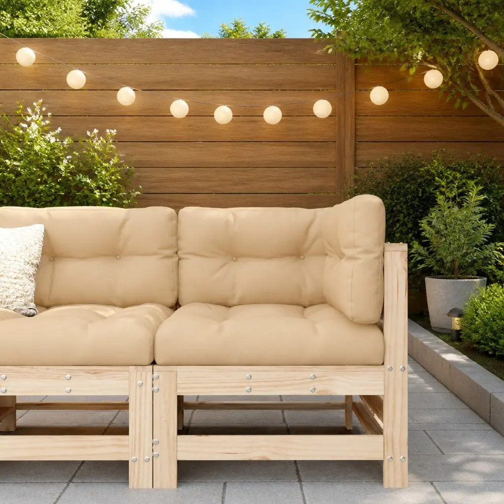 Outdoor Corner Sofa with Cushions