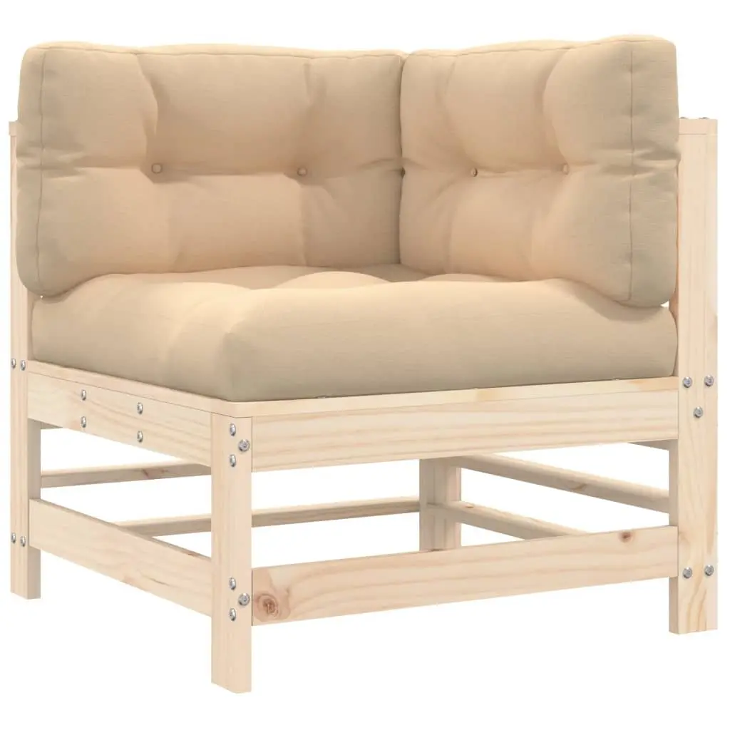 Outdoor Corner Sofa with Cushions
